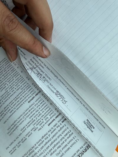 Log Book / Service History Verification
