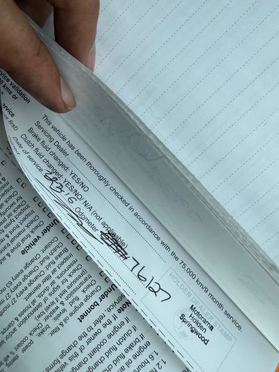 Log Book / Service History Verification