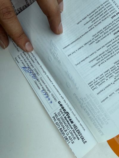Log Book / Service History Verification