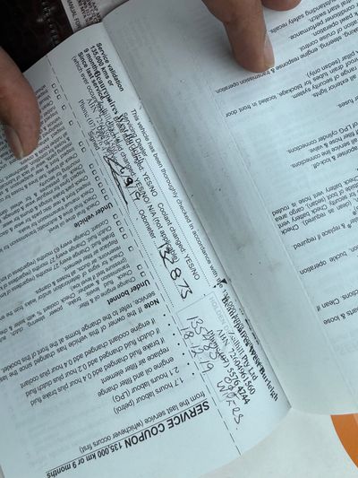 Log Book / Service History Verification